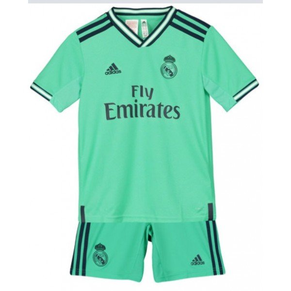Kit infantil oficial Adidas Real Madrid 2019 2020 III jogador